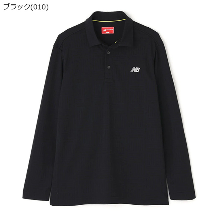 【メンズ5⭐️希少大きめ】 ニューバランス　ゴルフ　ポロシャツ　長袖 New Balance（ニューバランス） 長袖ポロシャツ メンズ ゴルフウェア