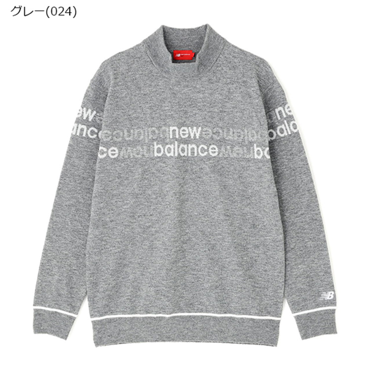 New Balance Golf グレー ハイネックセーター New Balance Golf（ニューバランスゴルフ） ニューバランス ゴルフ