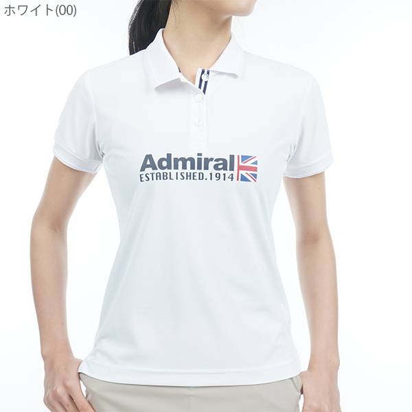 Admiral Golf（アドミラルゴルフ） ポロシャツ レディース 半袖 シャツ
