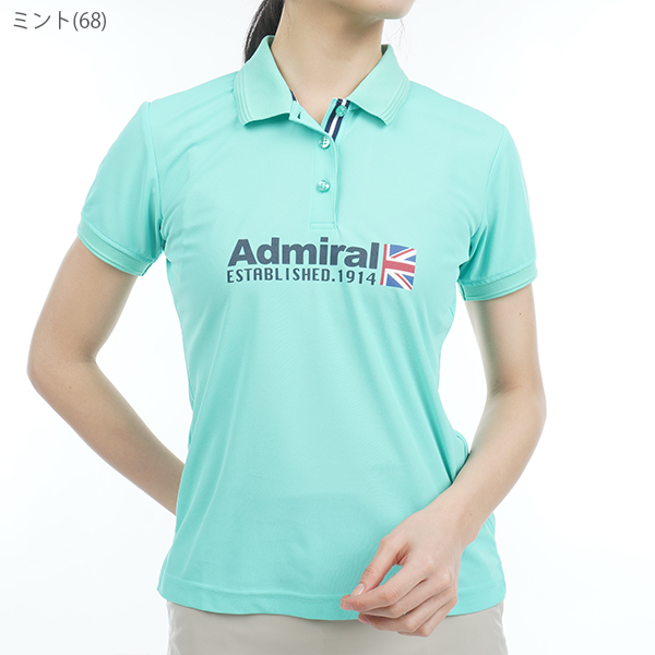 Admiral Golf（アドミラルゴルフ） ポロシャツ レディース 半袖 シャツ
