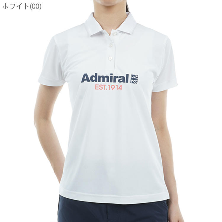Admiral ゴルフ ポロシャツ Mサイズ ホワイト｜Yahoo!フリマ（旧