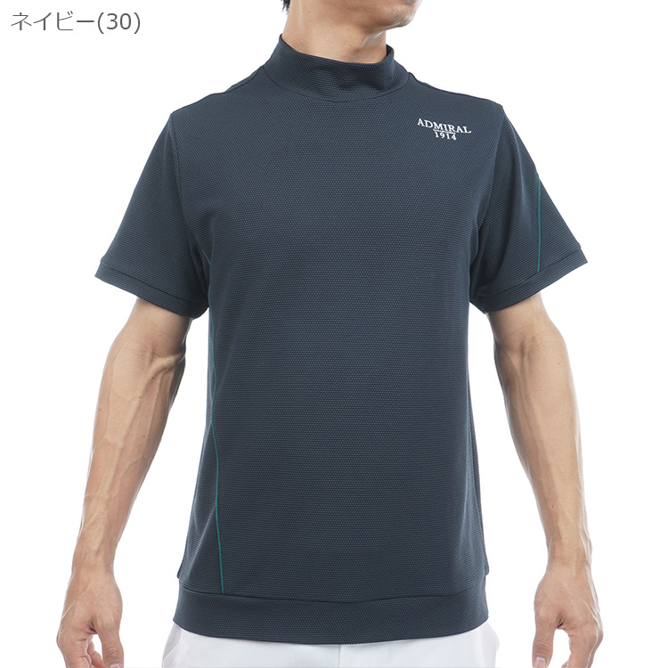 Admiral Golf（アドミラルゴルフ） シャツ モックシャツ メンズ 半袖