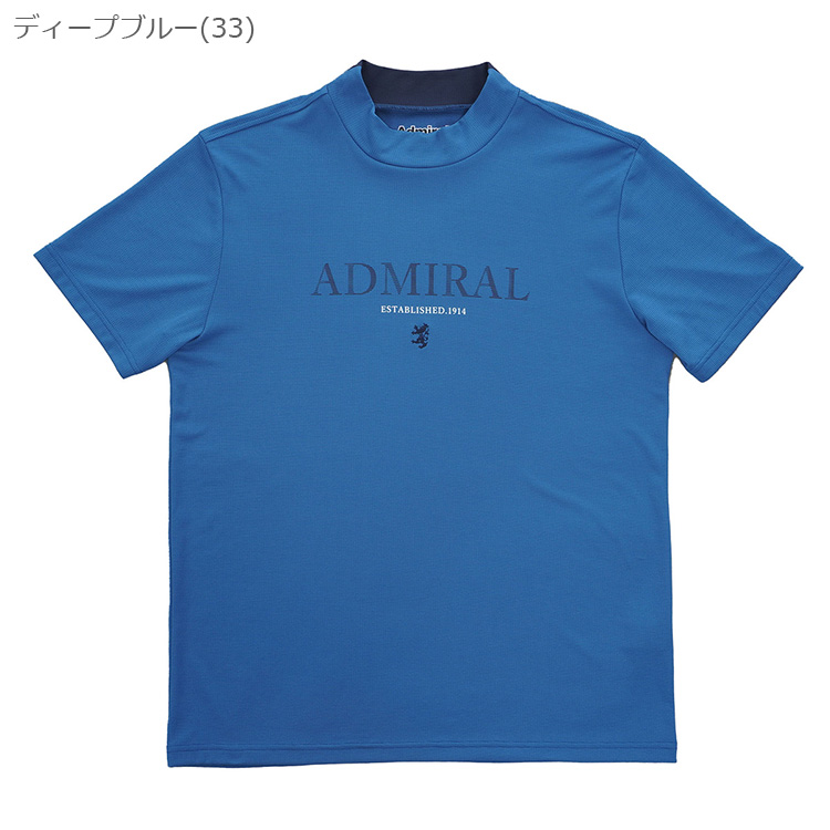 Admiral Golf（アドミラルゴルフ） シャツ モックシャツ メンズ 半袖