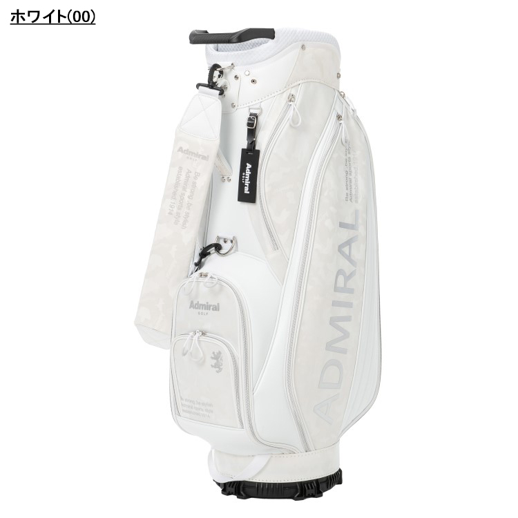 アドミラルゴルフ キャディバッグ メンズ 9.5型 7分割 約3.2kg ジャガード カモ柄 ゴルフバッグ レア ブランド ADMG4AC2 ADMIRAL GOLF｜takeuchi-golf｜02