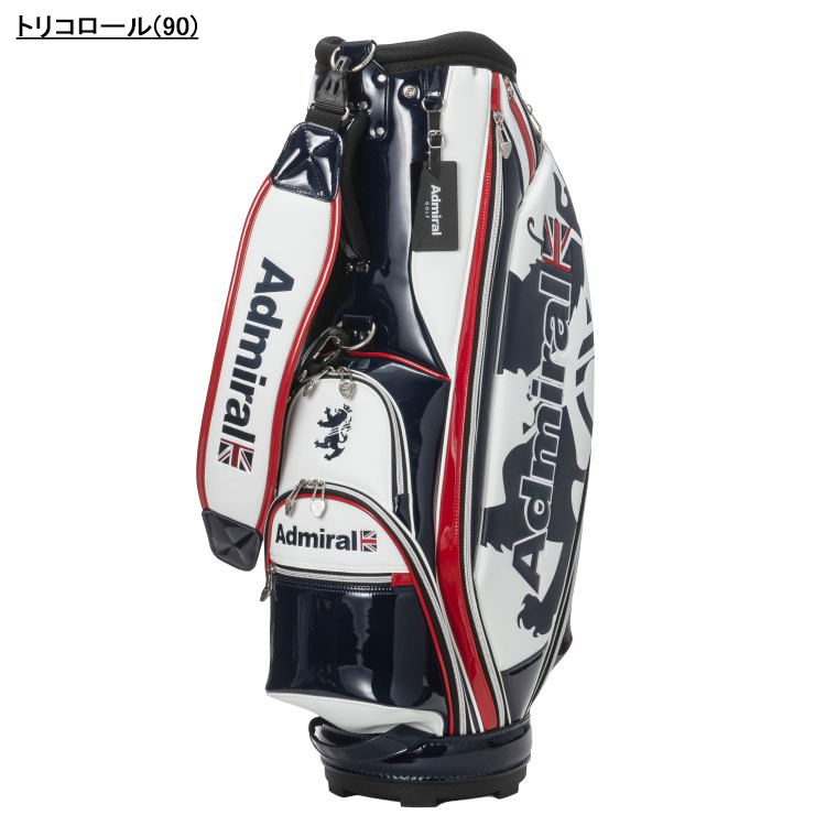 アドミラルゴルフ キャディバッグ メンズ 9.0型 5分割 約3.8kg カートバッグ ゴルフバッグ ユニオンジャック ランパント レア ブランド ADMG4AC5 ADMIRAL GOLF｜takeuchi-golf｜02