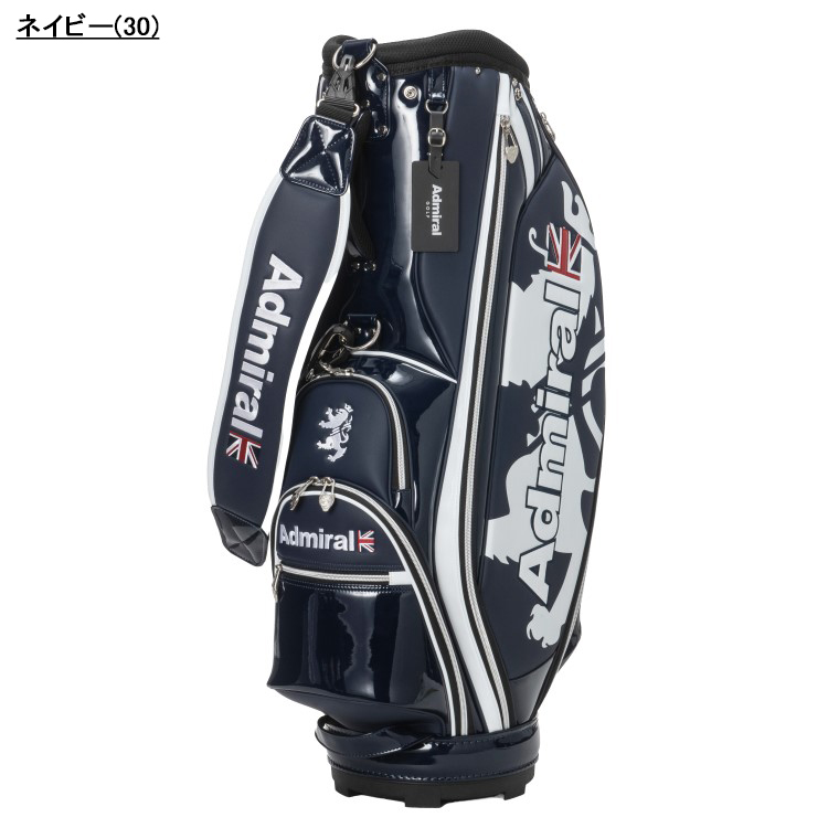 アドミラルゴルフ キャディバッグ メンズ 9.0型 5分割 約3.8kg カートバッグ ゴルフバッグ ユニオンジャック ランパント レア ブランド ADMG4AC5 ADMIRAL GOLF｜takeuchi-golf｜03