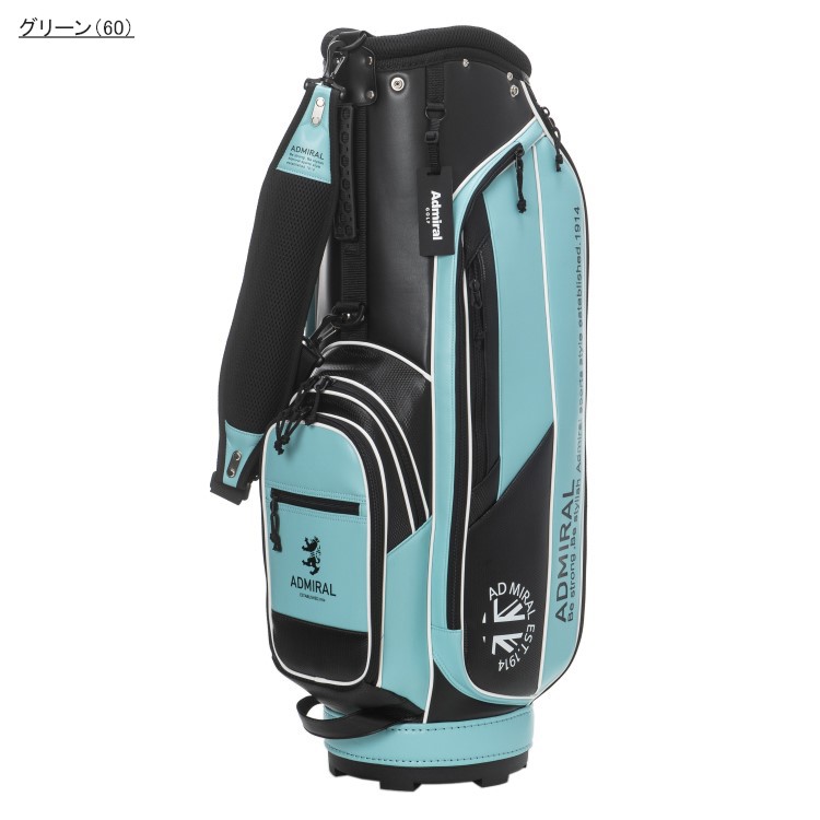 Admiral Golf（アドミラルゴルフ） キャディバッグ メンズ 9.0型 5分割