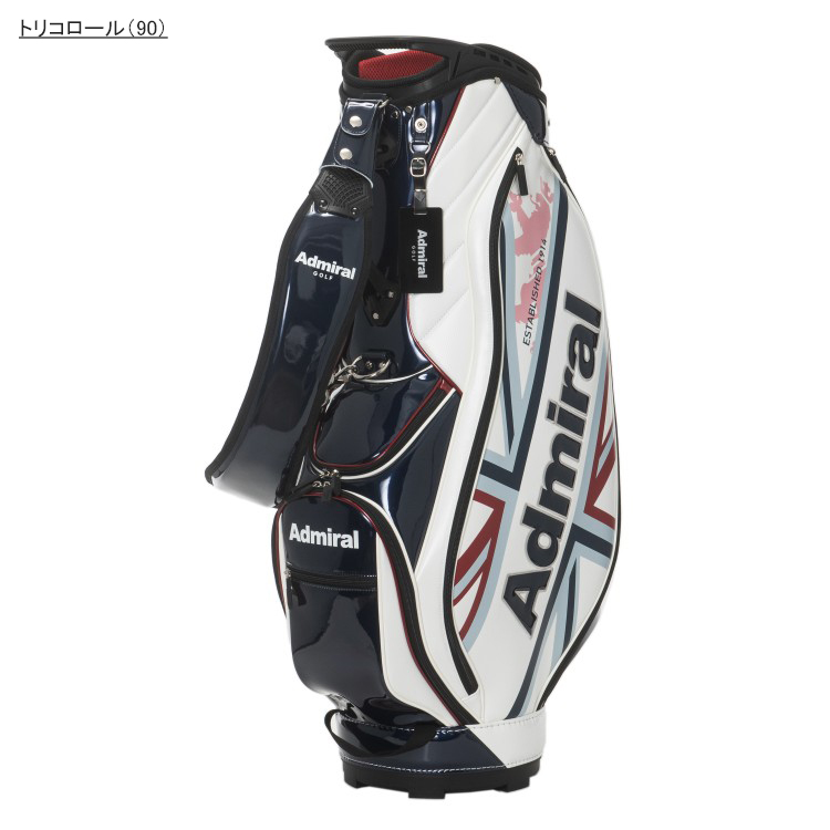 【タイムセール】まとめ買いで更にお得　 アドミラル　9型5分割キャディバック Admiral Golf（アドミラルゴルフ） キャディバッグ メンズ 9.0型 5分割