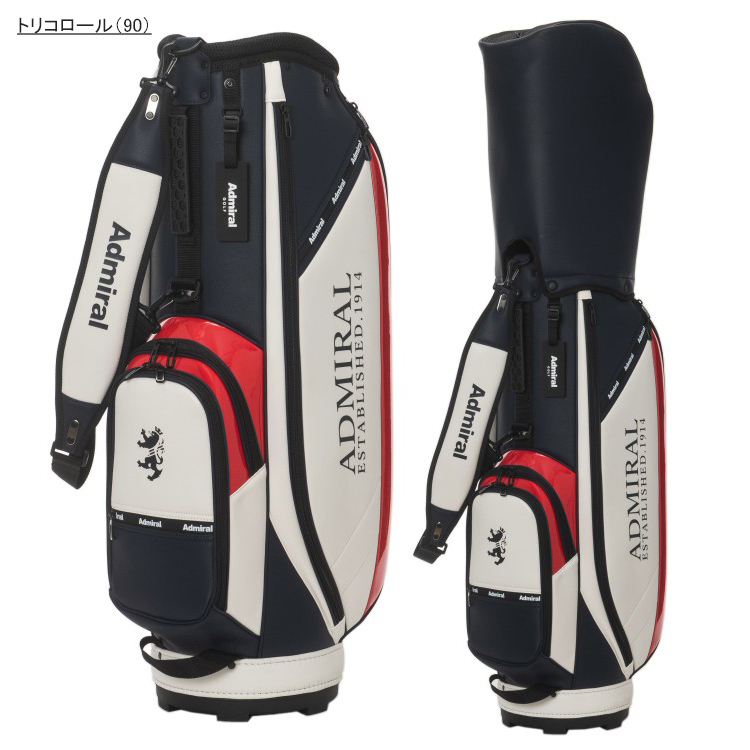 Admiral Golf（アドミラルゴルフ） キャディバッグ メンズ 9.0型 5分割