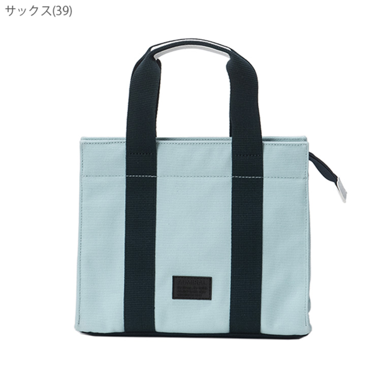 アドミラルゴルフ ラウンドバッグ メンズ レディース バッグ ラウンドトート ファスナー付き 帆布 ゴルフバッグ ブランド ロゴ ADMZ5ATD Admiral Golfの画像