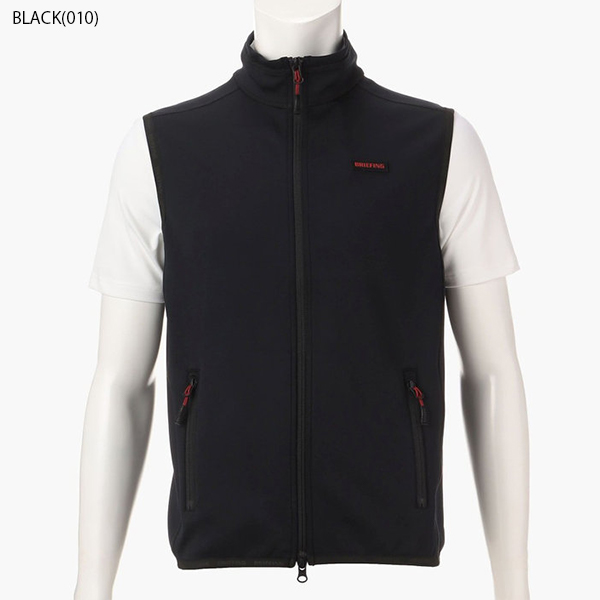 「人气商品」 ブリーフィング ゴルフ ベスト メンズ フルジップ トップス ゴルフウェア ストレッチ 春 夏 秋 ブランド BRIEFING GOLF BBG231M13 【1931784218】 (12650円)