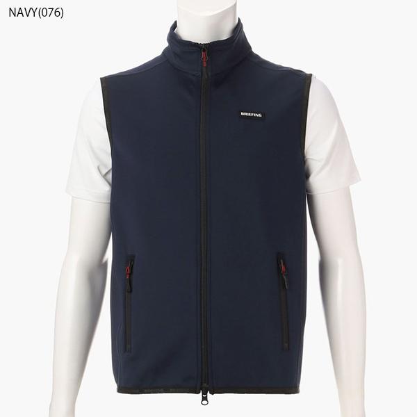 「人气商品」 ブリーフィング ゴルフ ベスト メンズ フルジップ トップス ゴルフウェア ストレッチ 春 夏 秋 ブランド BRIEFING GOLF BBG231M13 【1931784218】 (12650円)