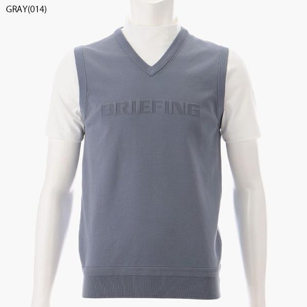 20%オフ ブリーフィング ゴルフ ニットベスト メンズ ニット ベスト Vネック ゴルフウェア BRIEFING GOLF BRG231M43(11440円)