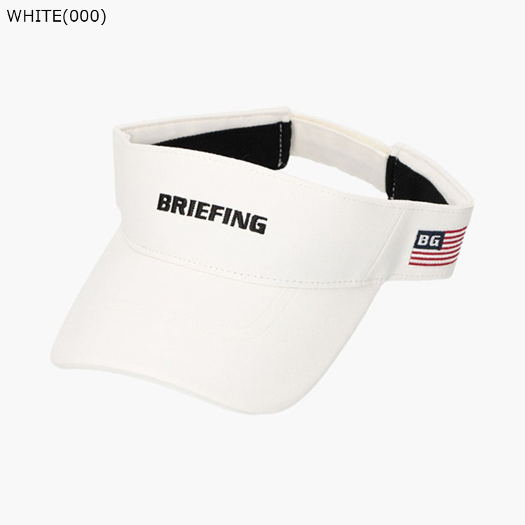 ブリーフィング ゴルフ バイザー メンズ サンバイザー UVカット 帽子 ベルクロ仕様 サイズ調整 ゴルフウェア 無地 ロゴ ブランド BRIEFING GOLF BRG241MD0｜takeuchi-golf｜02