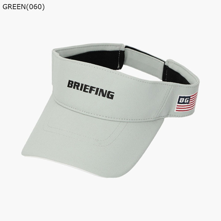 ブリーフィング ゴルフ バイザー メンズ サンバイザー UVカット 帽子 ベルクロ仕様 サイズ調整 ゴルフウェア 無地 ロゴ ブランド BRIEFING GOLF BRG241MD0｜takeuchi-golf｜04