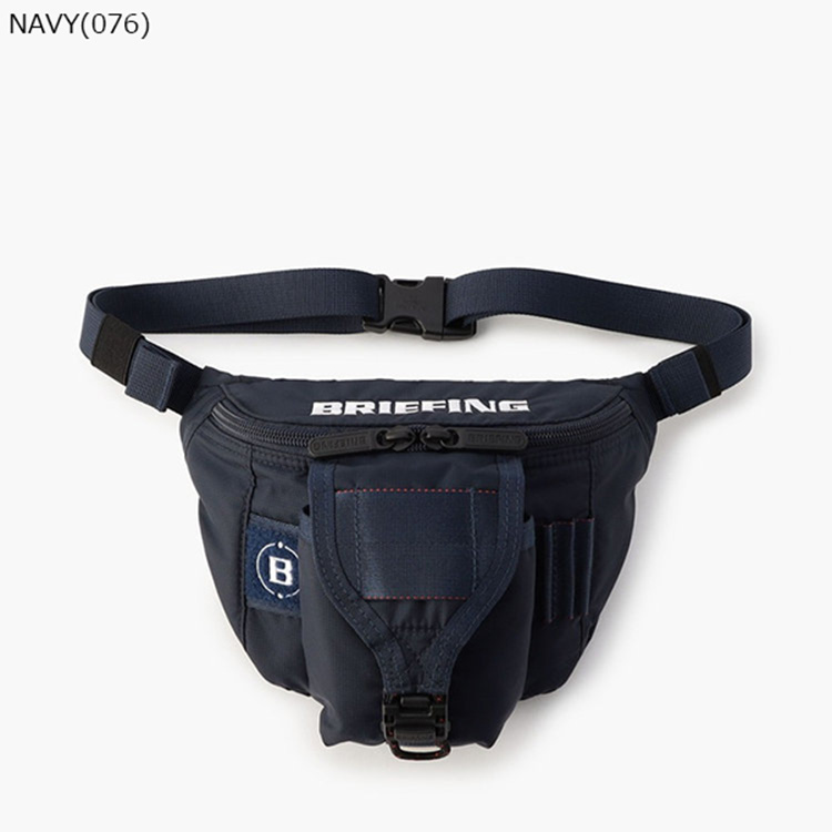 BRIEFING GOLFウエストポーチネイビー BRIEFING GOLF（ブリーフィングゴルフ） ブリーフィング ゴルフ