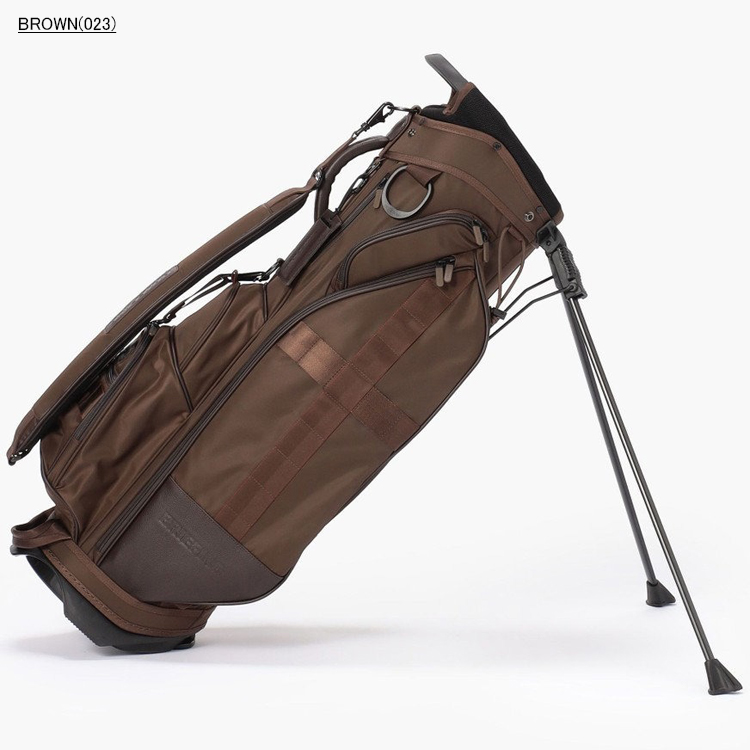新品タグ付　9型　スタンドバッグ ブラウン キャディバッグ（色：ブラウン系）｜ゴルフ用バッグ｜ゴルフ｜スポーツ