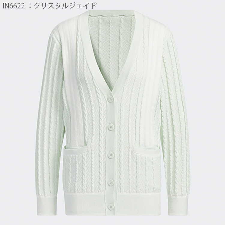 adidas（アディダス） ゴルフ カーディガン レディース 長袖 ニット