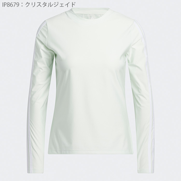 アディダスゴルフ　新品　L スカート長袖シャツ　セット　春夏 adidas（アディダス） ゴルフ シャツ レディース 長袖 クルーネック