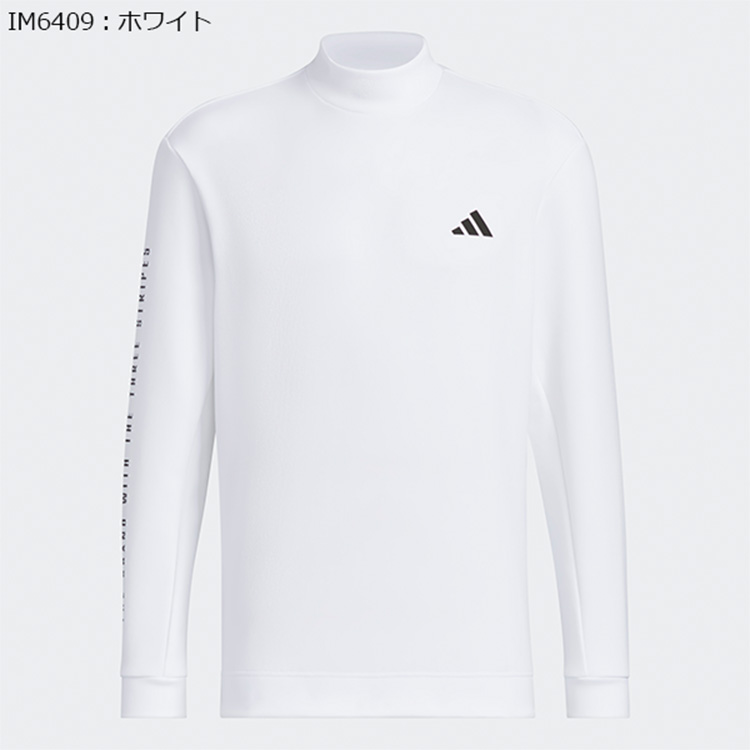 adidas アディダス ゴルフ モックシャツ メンズ 長袖 シャツ