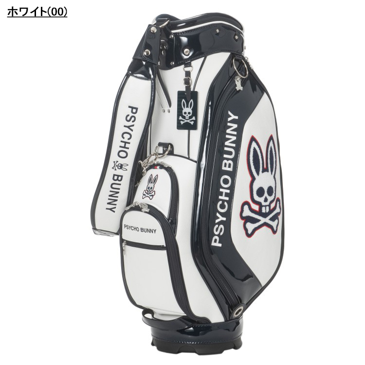 値下げ　新品　PSYCHO BUNNY ゴルフバッグ・キャディバッグ サイコバニー Psycho Bunny カートキャディバッグ FLAGSHIP 9.0型