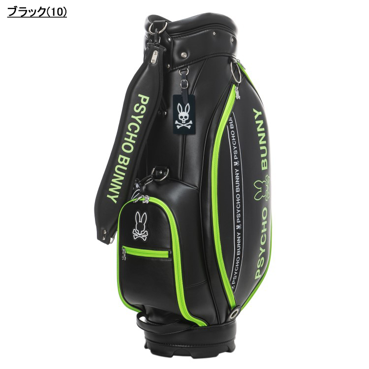 BIGセール【セット売り】サイコバニー　ゴルフバッグ　クラブ　廃盤希少　ナイキ Psycho Bunny サイコバニー ゴルフ キャディバッグ メンズ 9.0型