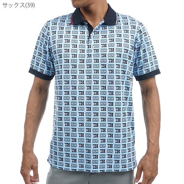 トミーヒルフィガー ゴルフ ポロシャツ メンズ 半袖 シャツ モノグラム ゴルフウェア ブランド THMA317｜takeuchi-golf｜04