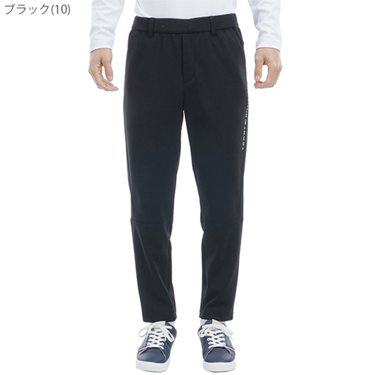 efficace エフィカスオム パンツ グレー×ネイビー ストライプ
