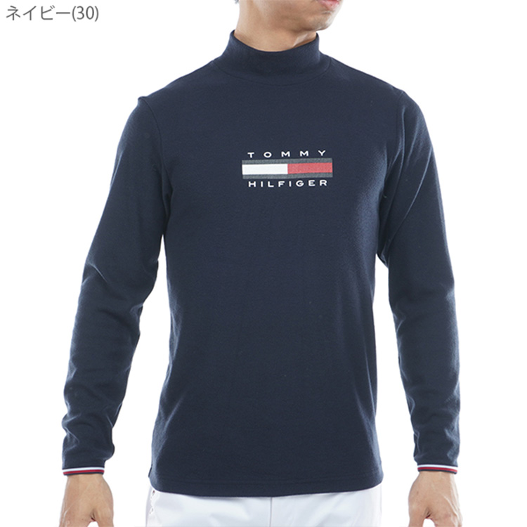 メンズ ゴルフ ハイネックシャツ ネイビー TOMMY HILFIGER GOLF（トミー ヒルフィガー ゴルフ） トミー