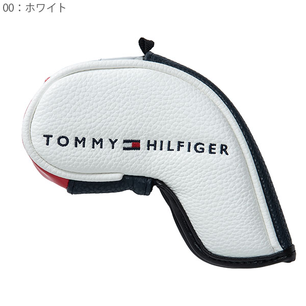 トミーヒルフィガー ゴルフ ヘッドカバー アイアンカバー セット メンズ レディース アイアンセット 透明窓 白 黒 紺 TOMMY HILFIGER  GOLF THMG2FH3