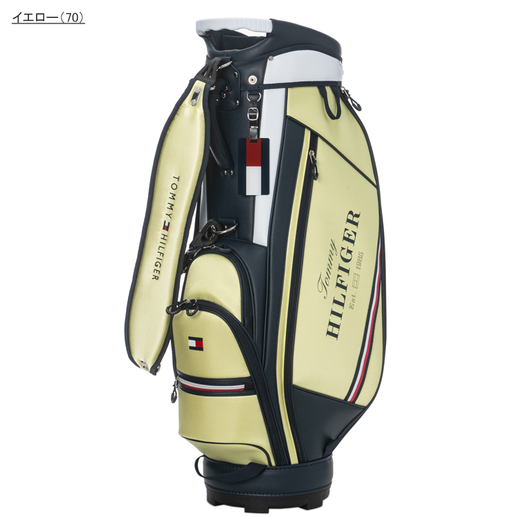 トミーヒルフィガー ゴルフ キャディバッグ メンズ 9.0型 4分割 約3.5kg カートバッグ ゴルフバッグ 無地 レア ブランド ロゴ TOMMY HILFIGER GOLF THMG5SC5 | Psycho Bunny | 03