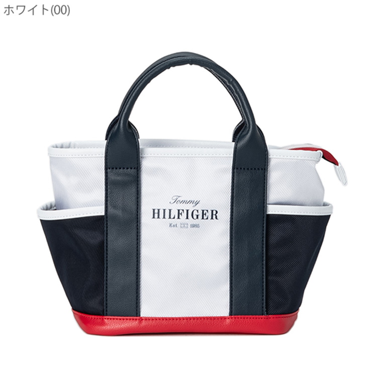 【新品未使用品】トミーヒルフィガーゴルフ　ゴルフトートバッグイエロー トミーヒルフィガーゴルフ カラーブロックトートバック THMG2SB5