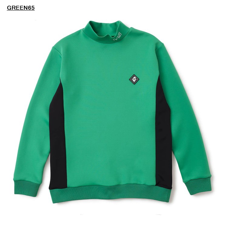 V12（ヴィ・トゥエルヴ） ゴルフ モックシャツ メンズ 長袖 シャツ