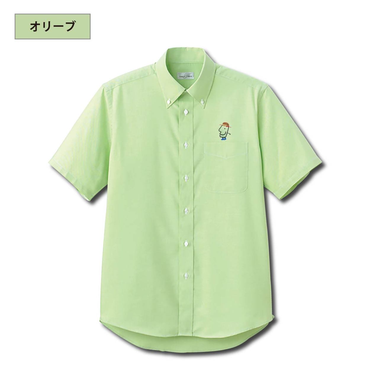 きてけろくん オックスフォード半袖シャツ : ktka4511oxford-half 