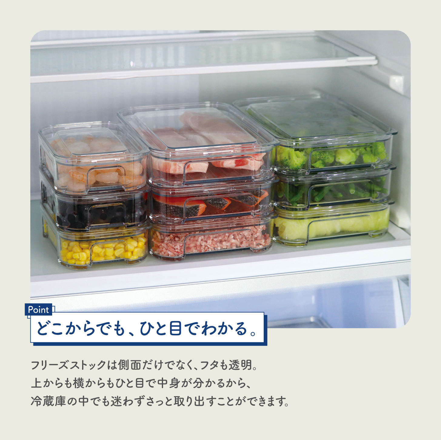 TAKEYA（タケヤ） メーカー公式 フリーズストック クリア 冷凍 保存