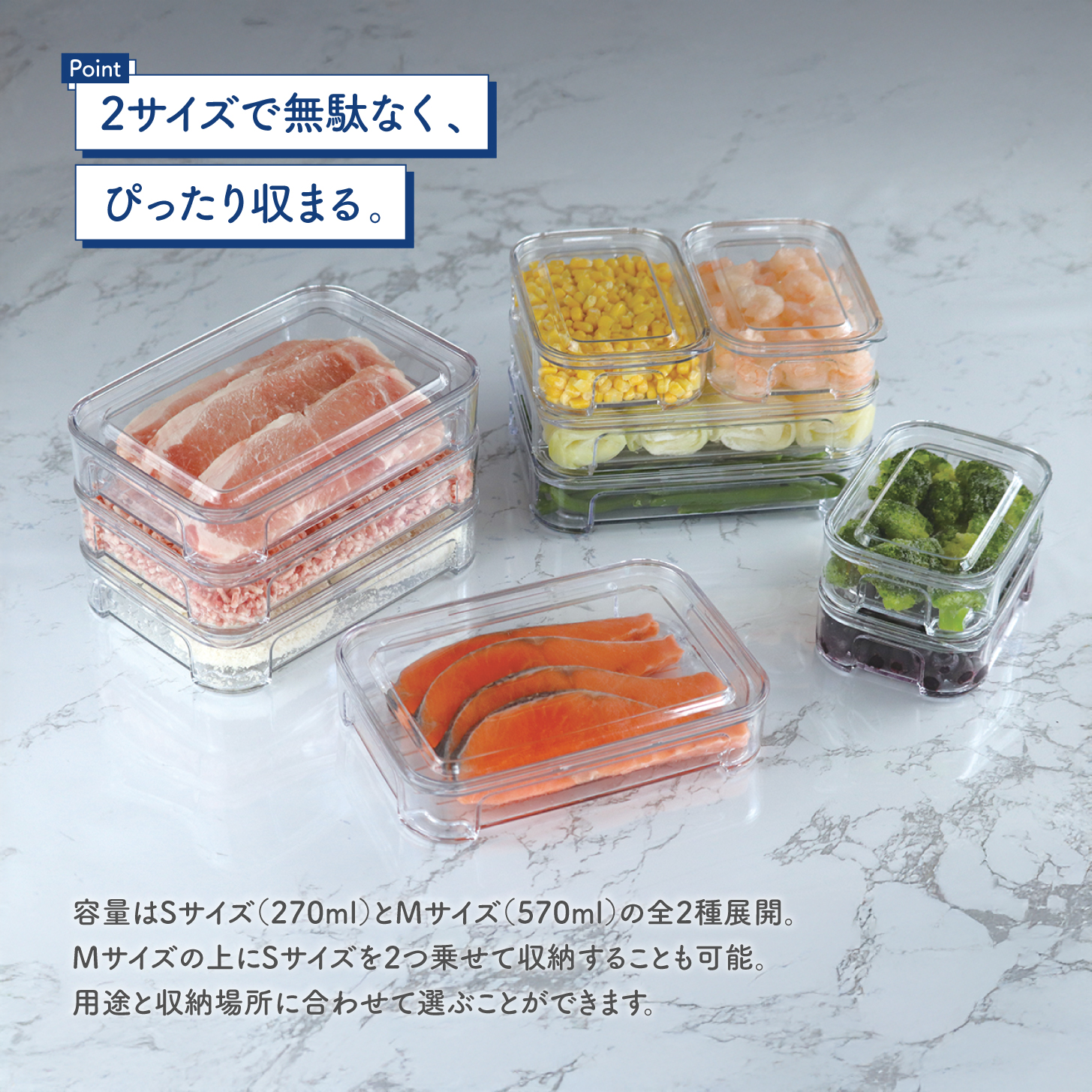 TAKEYA（タケヤ） メーカー公式 フリーズストック クリア 冷凍 保存