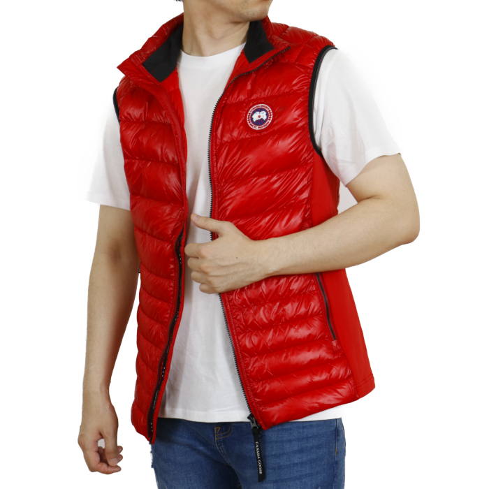 canada goose red vest