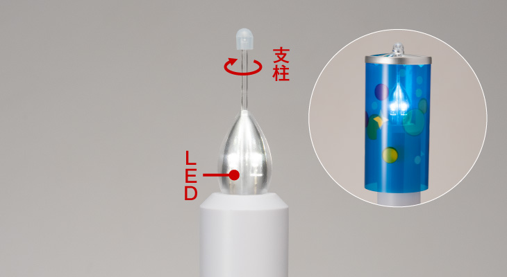 仏壇屋 滝田商店 盆提灯 盆ちょうちん お盆提灯 LED コードレス 回転