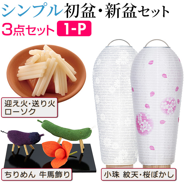 初盆セット 新盆セット 初盆 提灯の販売・通販 仏壇屋 滝田商店