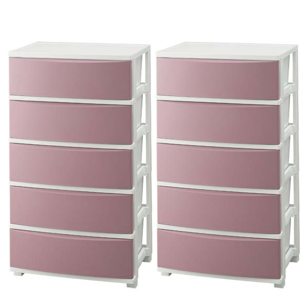 IRIS OHYAMA（アイリスオーヤマ） 2個セット チェスト おしゃれ ワイド