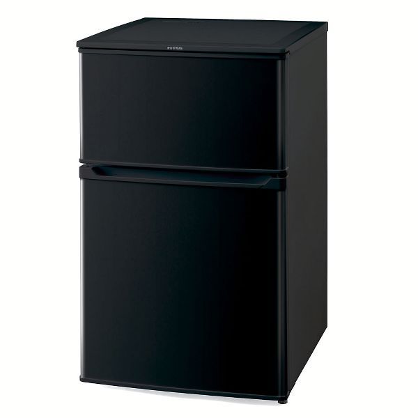 冷凍冷蔵庫 90L 2ドア 90リットル 冷蔵 冷凍 コンパクト 一人暮らし IRSD-9B-W IRSD-9B-B ホワイト ブラック  アイリスオーヤマ