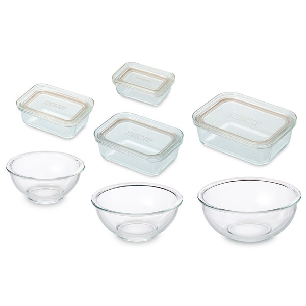 IRIS OHYAMA（アイリスオーヤマ） 保存容器 ガラス ボウル 耐熱ボウル