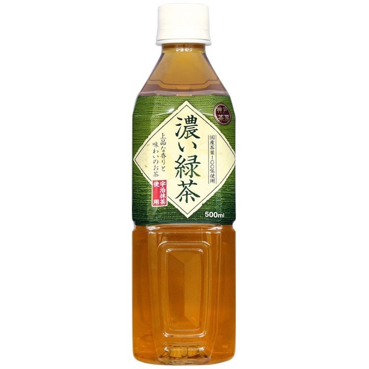 お茶 ペットボトル 500ml 24本 神戸茶房 緑茶 烏龍茶 麦茶 濃い緑茶 ジャスミン茶 PET 飲料 24本