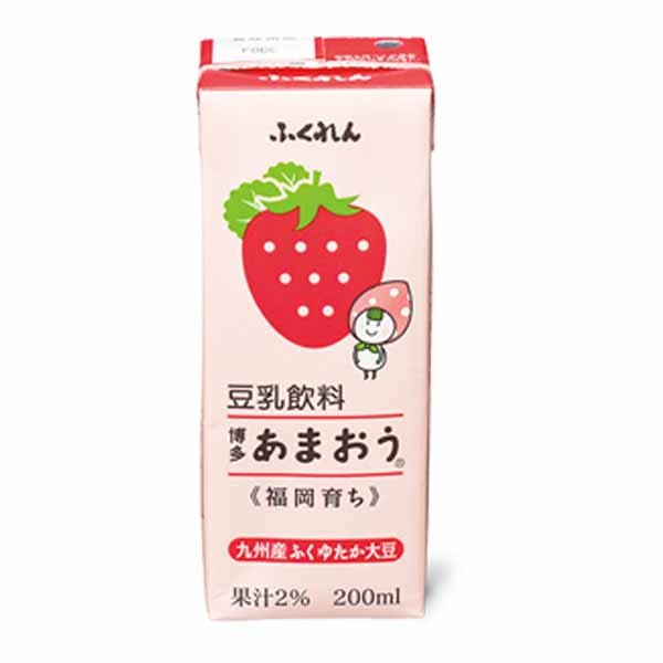 24個入 豆乳飲料 200ml　博多あまおう・いちじく・梨 116514 ふくれん (D)