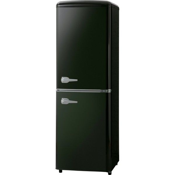 冷蔵庫 冷凍庫 おしゃれ かわいい レトロ レトロ冷凍冷蔵庫 130L PRR 