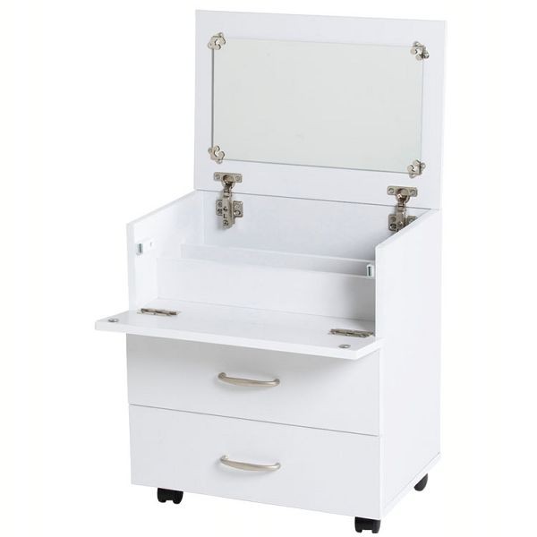 ドレッサー おしゃれ 安い 鏡台 コスメワゴン コンパクト メイク