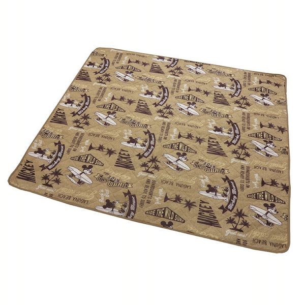 ラグ 夏 おしゃれ 洗える 接触冷感ラグ ディズニー ウォッシャブル 角型 冷感ラグ 約2 5畳 かわいい ブルー ブラウン サーフミッキー185 240 代引不可 Td M くらしの宅配便 通販 Yahoo ショッピング