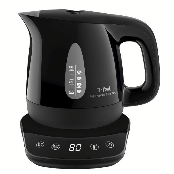 ティファール ケトル 0.8L ホワイト ブラック T-fal アプレシア コントロール KO720...