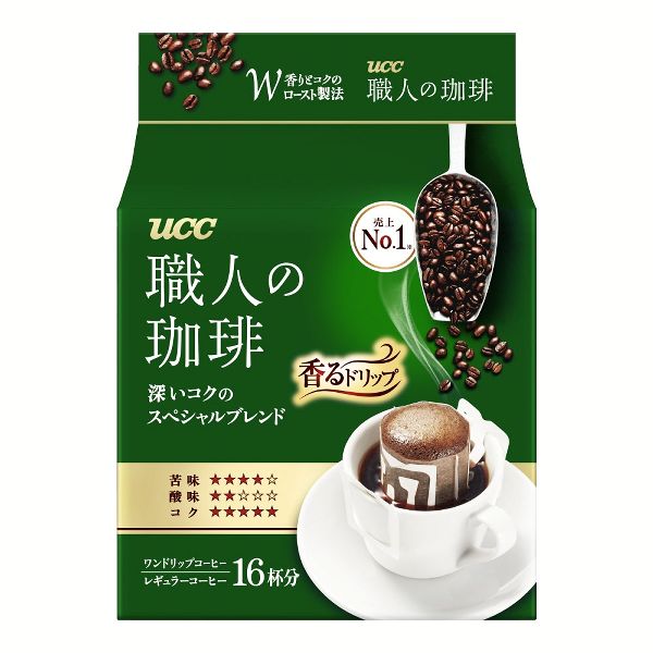 職人の珈琲 ワンドリップコーヒー ブレンド 16P  UCC (D)｜takuhaibin｜02