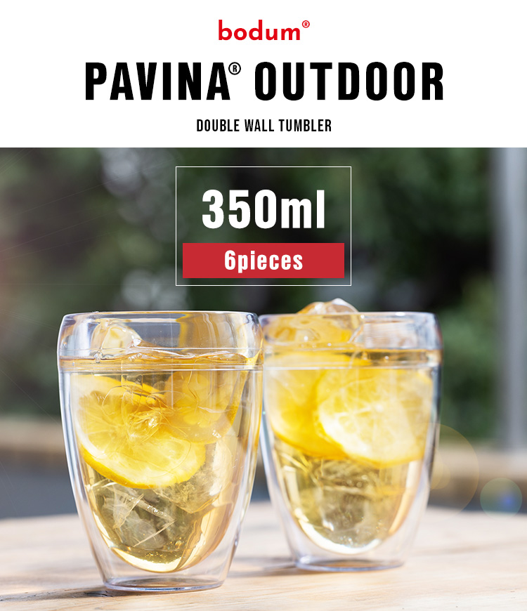 グラス おしゃれ 安い カフェ セット 350ml 6個セット ダブルウォールグラス ボダム プラスチック プレゼント BODUM PAVINA  OUTDOOR 350ml×6個 11849-10SA-12 : 7253780 : ラクチーナ Yahoo!店 - 通販 - Yahoo!ショッピング